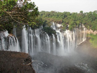 Водопады в Анголе