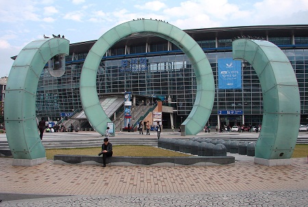 Plaza in front of Busan Train Station